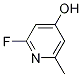 2-Fluoro-4-hydroxy-6-methylpyridine Structure,1227577-13-0Structure