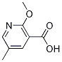 2-Methoxy-5-methylnicotinic acid Structure,1227594-72-0Structure