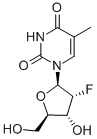 2-Deoxy-2-fluorothymidine Structure,122799-38-6Structure