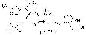 Cefoselis sulfate Structure,122841-12-7Structure