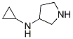 N-cyclopropylpyrrolidin-3-amine Structure,1228458-66-9Structure