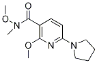 N,2-dimethoxy-n-methyl-6-(pyrrolidin-1-yl)nicotinamide Structure,1228665-95-9Structure