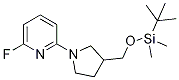 2-(3-((Tert-butyldimethylsilyloxy)methyl)pyrrolidin-1-yl)-6-fluoropyridine Structure,1228666-47-4Structure