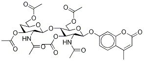 4-Methylumbelliferyl 4-deoxy-beta-d-chitobiose peracetate Structure,1228931-52-9Structure