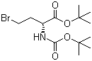 (2R)-4-bromo-2-[[(tert-butoxy)carbonyl]amino]butanoic acid tert-butyl ester Structure,123004-74-0Structure