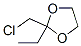 1,3-Dioxolane, 2-(chloromethyl)-2-ethyl- Structure,123016-14-8Structure