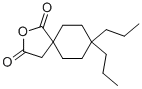 8,8-Dipropyl-2-oxa-spiro[4.5]decane-1,3-dione Structure,123018-64-4Structure