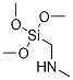 N-methyl-1-(trimethoxysilyl)methanamine Structure,123271-16-9Structure