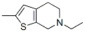 Thieno[2,3-c]pyridine, 6-ethyl-4,5,6,7-tetrahydro-2-methyl- (9ci) Structure,123279-76-5Structure