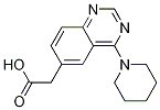 4-(1-Piperidinyl)-6-quinazolineacetic acid Structure,1233025-87-0Structure