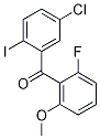 (5-Chloro-2-iodophenyl)(2-fluoro-6-methoxyphenyl)methanone Structure,1233025-91-6Structure