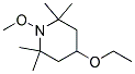 Piperidine, 4-ethoxy-1-methoxy-2,2,6,6-tetramethyl-(9ci) Structure,123373-72-8Structure