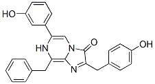 Imidazo[1,2-a]pyrazin-3(7h)-one, 6-(3-hydroxyphenyl)-2-[(4-hydroxyphenyl)methyl]-8-(phenylmethyl)- Structure,123437-49-0Structure