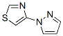 Thiazole, 4-(1h-pyrazol-1-yl)- Structure,123464-70-0Structure