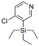 Pyridine, 4-chloro-3-(triethylsilyl)-(9ci) Structure,123506-94-5Structure