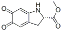 1H-indole-2-carboxylicacid,2,3,5,6-tetrahydro-5,6-dioxo-,methylester,(2s)-(9ci) Structure,123539-56-0Structure