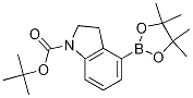 Tert-butyl 4-(4,4,5,5-tetramethyl-1,3,2-dioxaborolan-2-yl)indoline-1-carboxylate Structure,1235451-62-3Structure