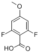 2,6-Difluoro-4-methoxybenzoic acid Structure,123843-65-2Structure