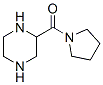 Pyrrolidine, 1-(2-piperazinylcarbonyl)- (9ci) Structure,123866-43-3Structure