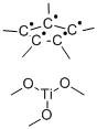 Pentamethylcycyclopentadienylzirconium(Ⅳ)Trimethoxide Structure,123927-75-3Structure