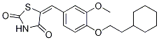 5-[[4-(2-Cyclohexylethoxy)-3-methoxyphenyl]methylene]-2,4-thiazolidinedione Structure,1239610-60-6Structure