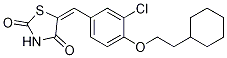 5-[[3-Chloro-4-(2-cyclohexylethoxy)phenyl]methylene]-2,4-thiazolidinedione Structure,1239610-72-0Structure