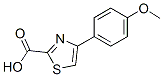 2-Thiazolecarboxylic acid,4-(4-methoxyphenyl)- Structure,123971-42-6Structure