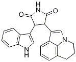 3-(5,6-Dihydro-4h-pyrrolo[3,2,1-ij]quinolin-1-yl)-4-(1h-indol-3-yl)pyrrolidine-2,5-dione Structure,1239986-50-5Structure