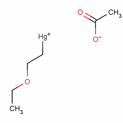 2-Ethoxyethylmercury acetate Structure,124-08-3Structure