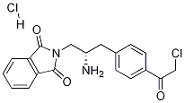 (S)-2-(2-amino-3-(4-(2-chloroacetyl)phenyl)propyl)isoindoline-1,3-dione (hydrochloride) Structure,1240137-75-0Structure