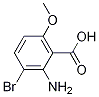 2-Amino-3-bromo-6-methoxybenzoic acid Structure,1240480-64-1Structure