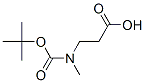 3-[(tert-Butoxycarbonyl)(methyl)amino]propanoic acid Structure,124072-61-3Structure