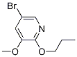 5-Bromo-3-methoxy-2-propoxypyridine Structure,1241752-32-8Structure