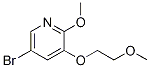 5-Bromo-2-methoxy-3-(2-methoxyethoxy)pyridine Structure,1241752-41-9Structure