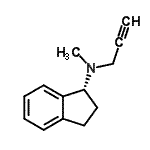 (R)-2,3-dihydro-n-methyl-n-2-propynyl-1h-inden-1-amine Structure,124192-87-6Structure