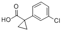 1-(3-Chlorophenyl)cyclopropanecarboxylic acid Structure,124276-34-2Structure