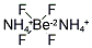 Ammonium beryllium fluoride Structure,12430-98-7Structure