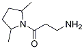 3-Amino-1-(2,5-dimethylpyrrolidin-1-yl)propan-1-one Structure,1244060-13-6Structure