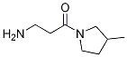 3-Amino-1-(3-methylpyrrolidin-1-yl)propan-1-one Structure,1244060-15-8Structure