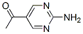 Ethanone, 1-(2-amino-5-pyrimidinyl)- Structure,124491-42-5Structure