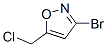 Isoxazole, 3-bromo-5-(chloromethyl)- Structure,124498-15-3Structure