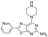 7-(Piperazin-1-yl)-2-(pyridin-3-yl)thiazolo[5,4-d]pyrimidin-5-amine Structure,1245319-52-1Structure