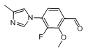 3-Fluoro-2-methoxy-4-(4-methyl-1h-imidazol-1-yl)benzaldehyde Structure,1245643-52-0Structure