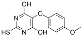 2-Mercapto-5-(4-methoxyphenoxy)pyrimidine-4,6-diol Structure,1245644-64-7Structure