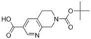 7-(Tert-butoxycarbonyl)-5,6,7,8-tetrahydro-1,7-naphthyridine-3-carboxylic acid Structure,1245645-20-8Structure