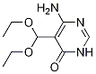 6-Amino-5-(diethoxymethyl)pyrimidin-4(3h)-one Structure,1245645-33-3Structure