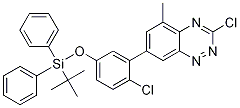 7-(5-((Tert-butyldiphenylsilyl)oxy)-2-chlorophenyl)-3-chloro-5-methylbenzo[e][1,2,4]triazine Structure,1245646-40-5Structure