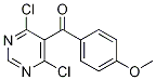 (4,6-Dichloropyrimidin-5-yl)(4-methoxyphenyl)methanone Structure,1245646-55-2Structure