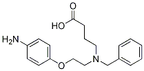 4-((2-(4-Aminophenoxy)ethyl)(benzyl)amino)butanoicacid Structure,1245647-07-7Structure