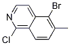 5-Bromo-1-chloro-6-methylisoquinoline Structure,1245647-25-9Structure